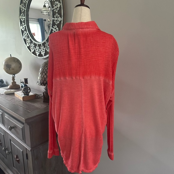 BEING DELETED Free People Zahara Button Up Top - Picture 6 of 6